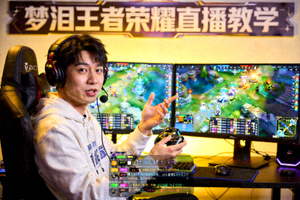 梦泪王者荣耀直播教学画面